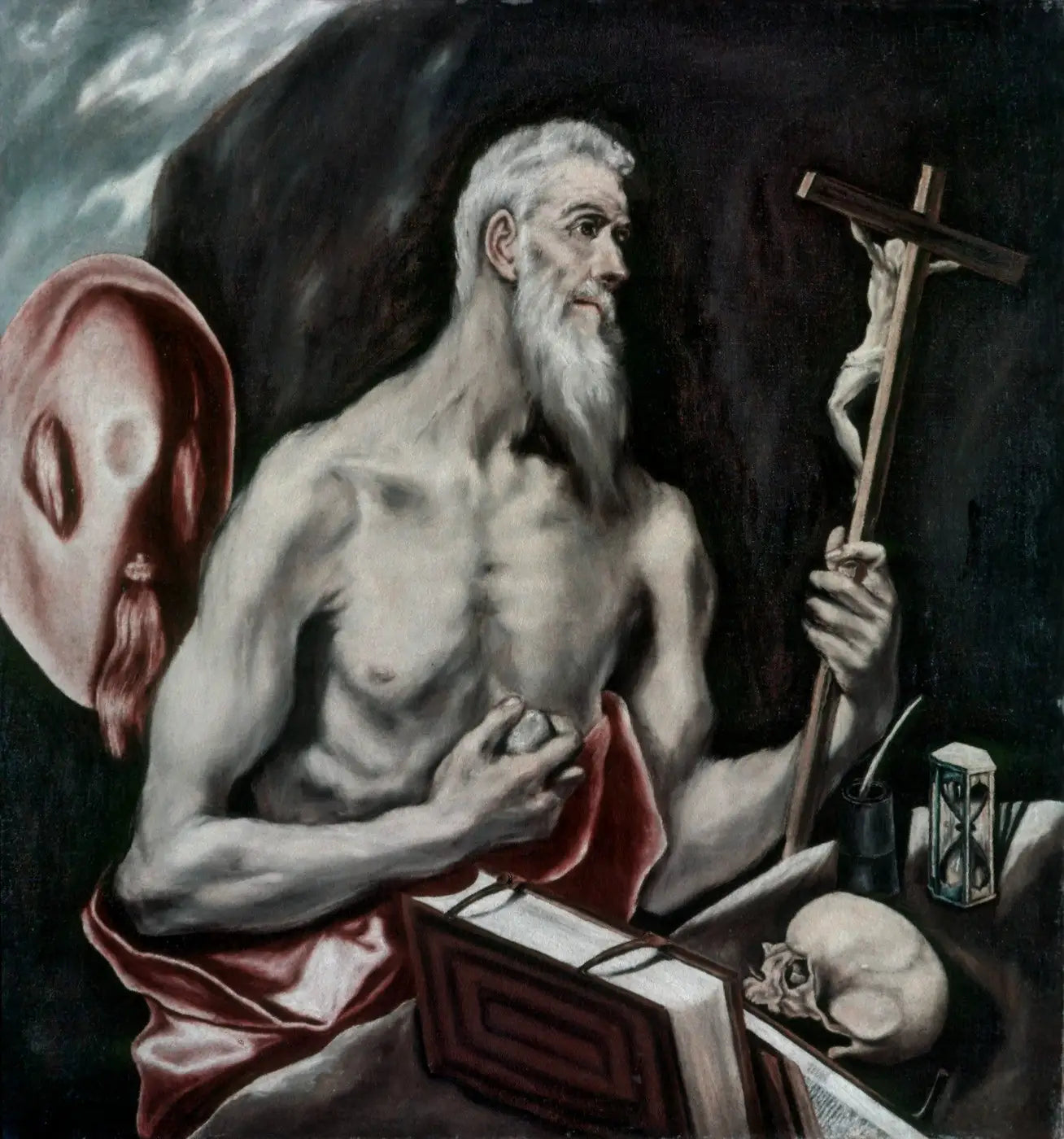 Saint Jérôme en pénitence - El Greco image 1 reproduction réalisée par Alpha Reproduction