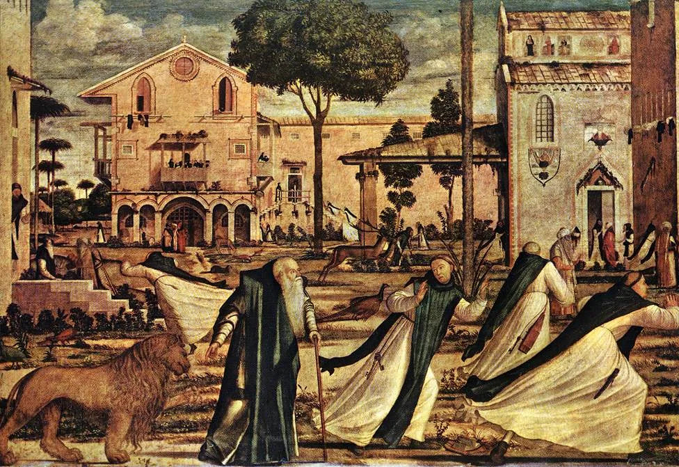 Saint Jérôme et le Lion - Vittore Carpaccio image 1 tableau peint à l’huile sur toile