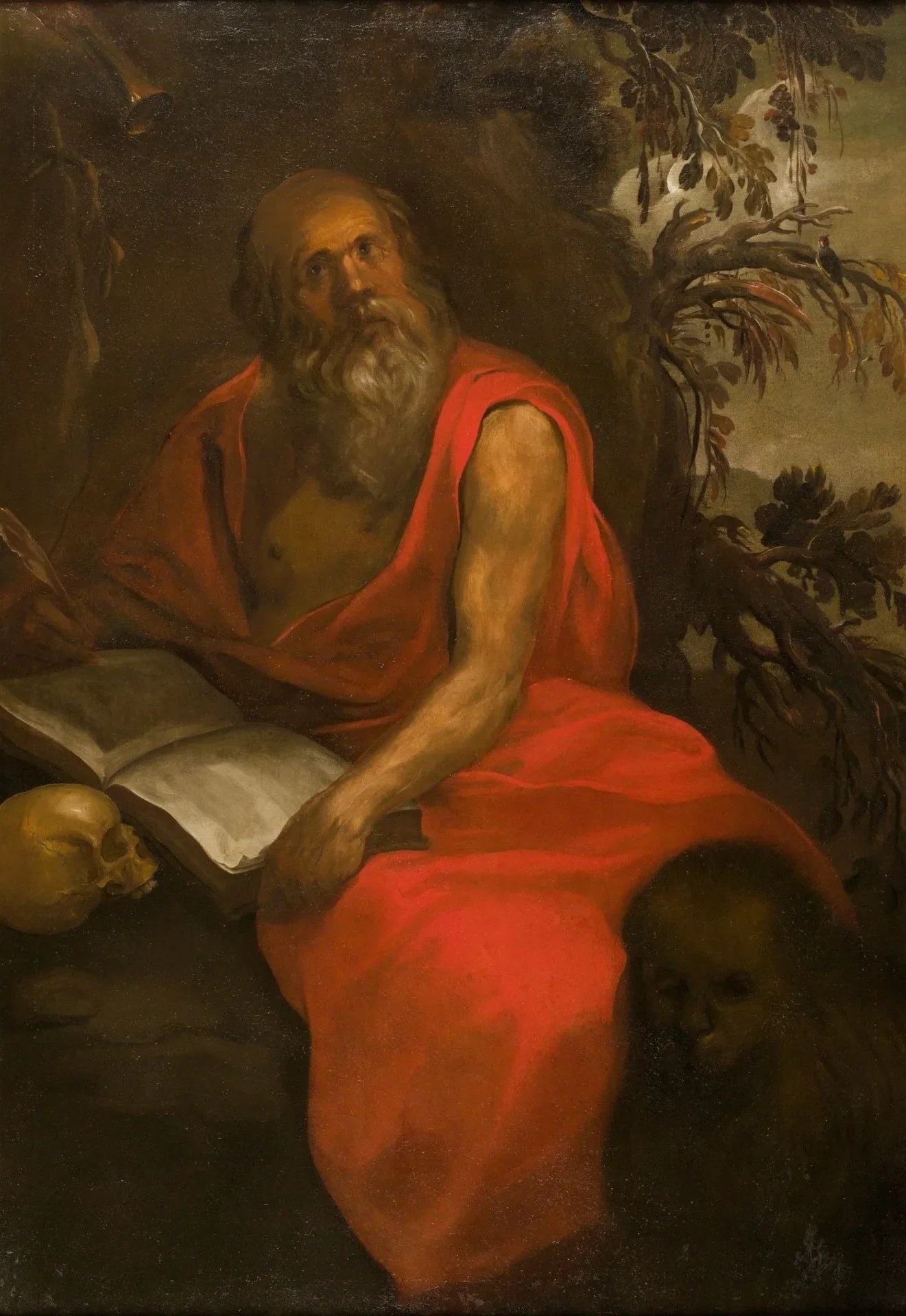 Saint Jérôme - Francisco de Herrera le Vieux image 1 copie peinte à la main à l’huile