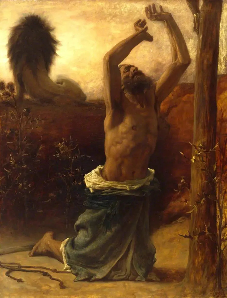 Saint Jérôme - Frederic Leighton image 1 copie de tableau peinte à la main