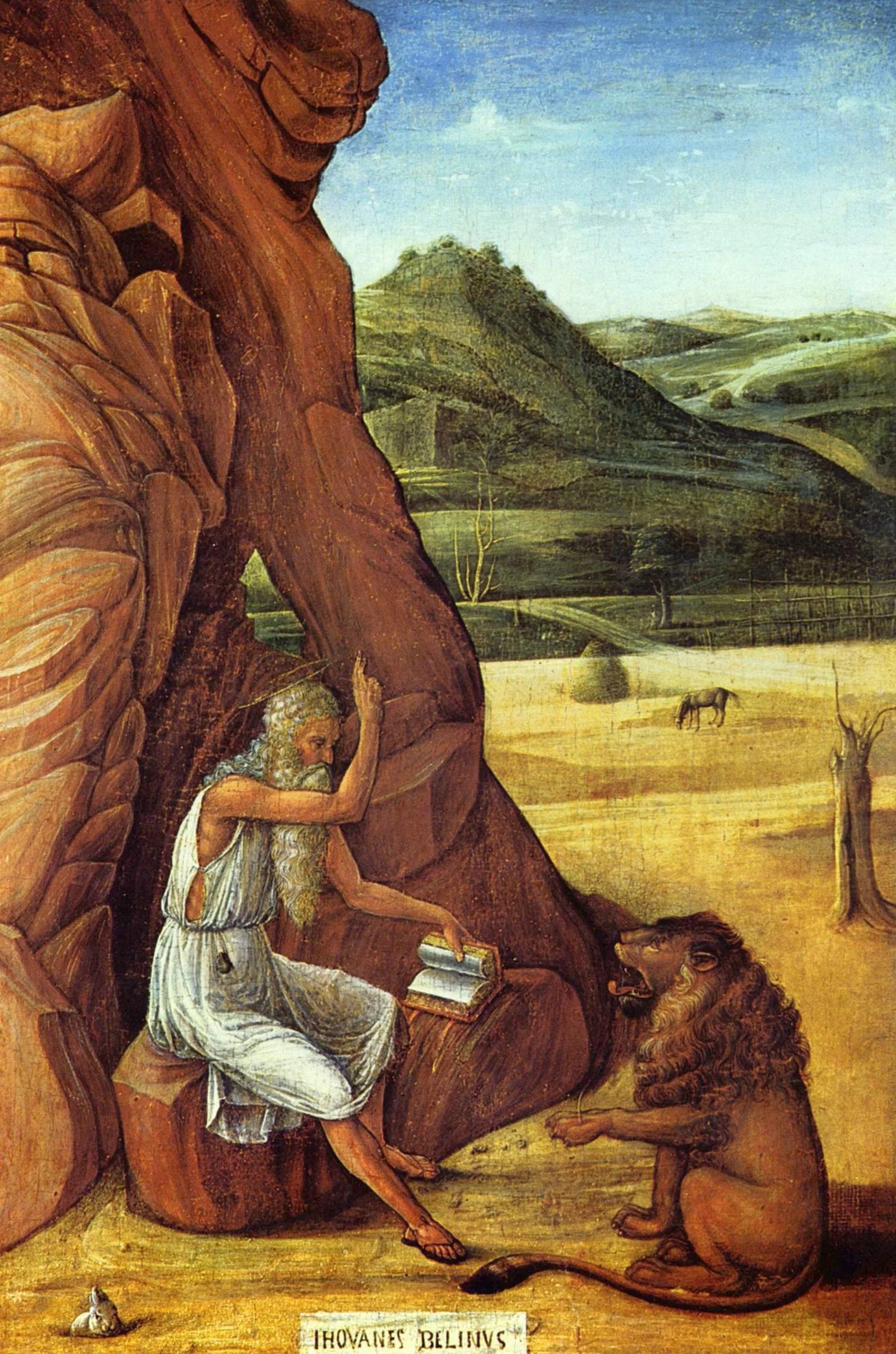 Saint-Jérôme - Giovanni Bellini image 1 copie peinte à la main à l’huile
