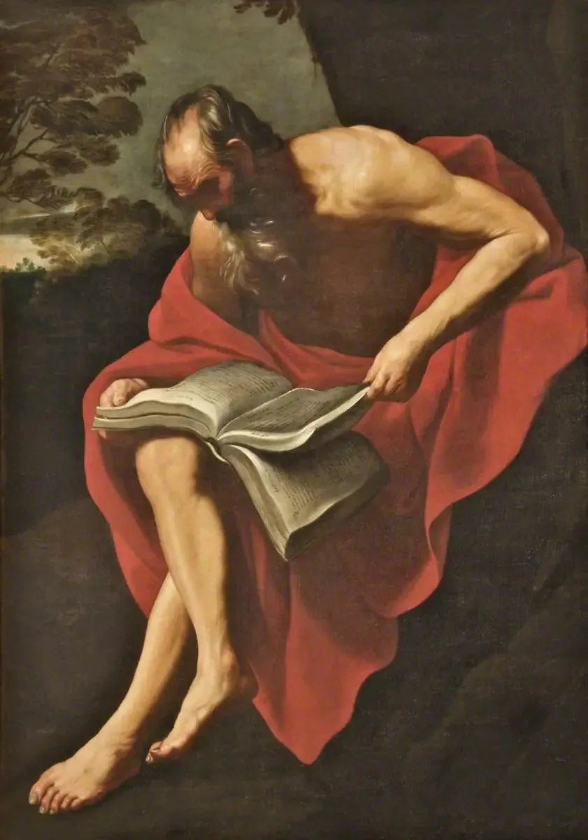 Saint Jérôme - Guido Reni image 1 reproduction artisanale de tableau