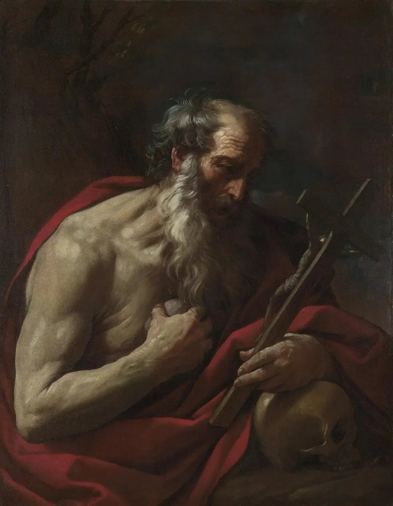 Saint Jérôme - Guido Reni image 1 copie peinte à la main à l’huile