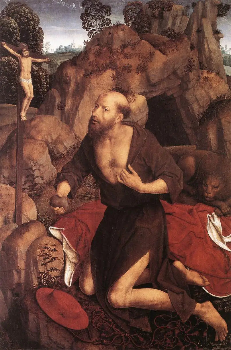 Saint Jérôme - Hans Memling image 1 reproduction réalisée par Alpha Reproduction