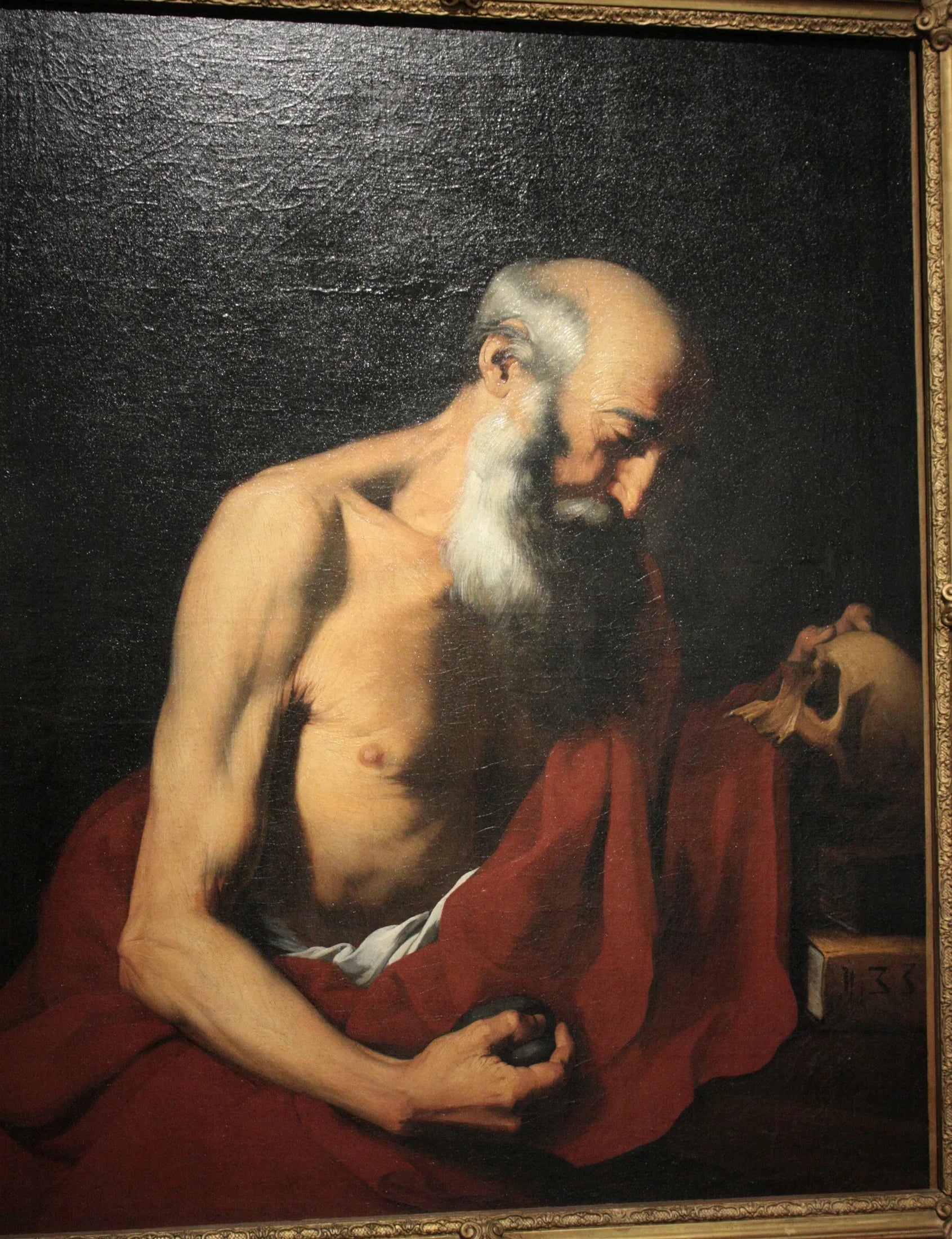 Saint-Jérôme - Jusepe de Ribera image 1 reproduction réalisée par Alpha Reproduction