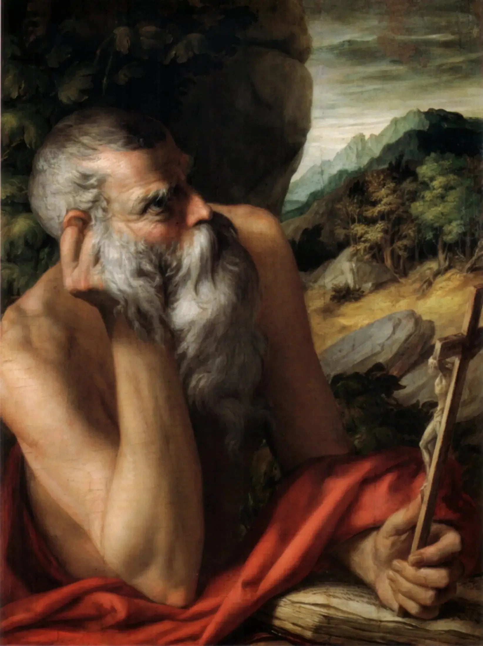 Saint Jérôme - Parmigianino image 1 reproduction de peinture à l’huile