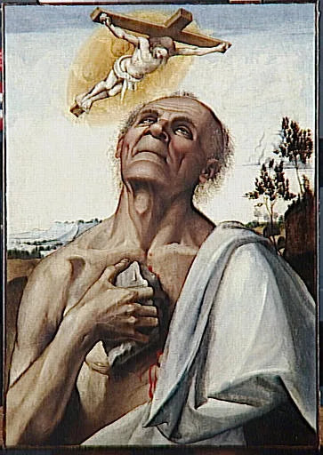 Saint Jérôme pénitent en extase - Luca Signorelli