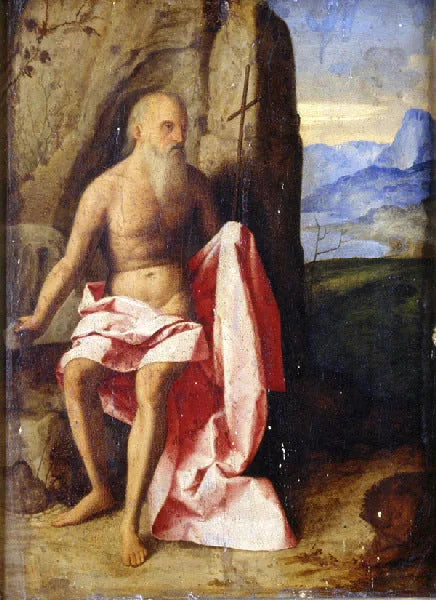 Saint Jérôme pénitent - Marco Basaiti image 1 tableau peint à l’huile sur toile
