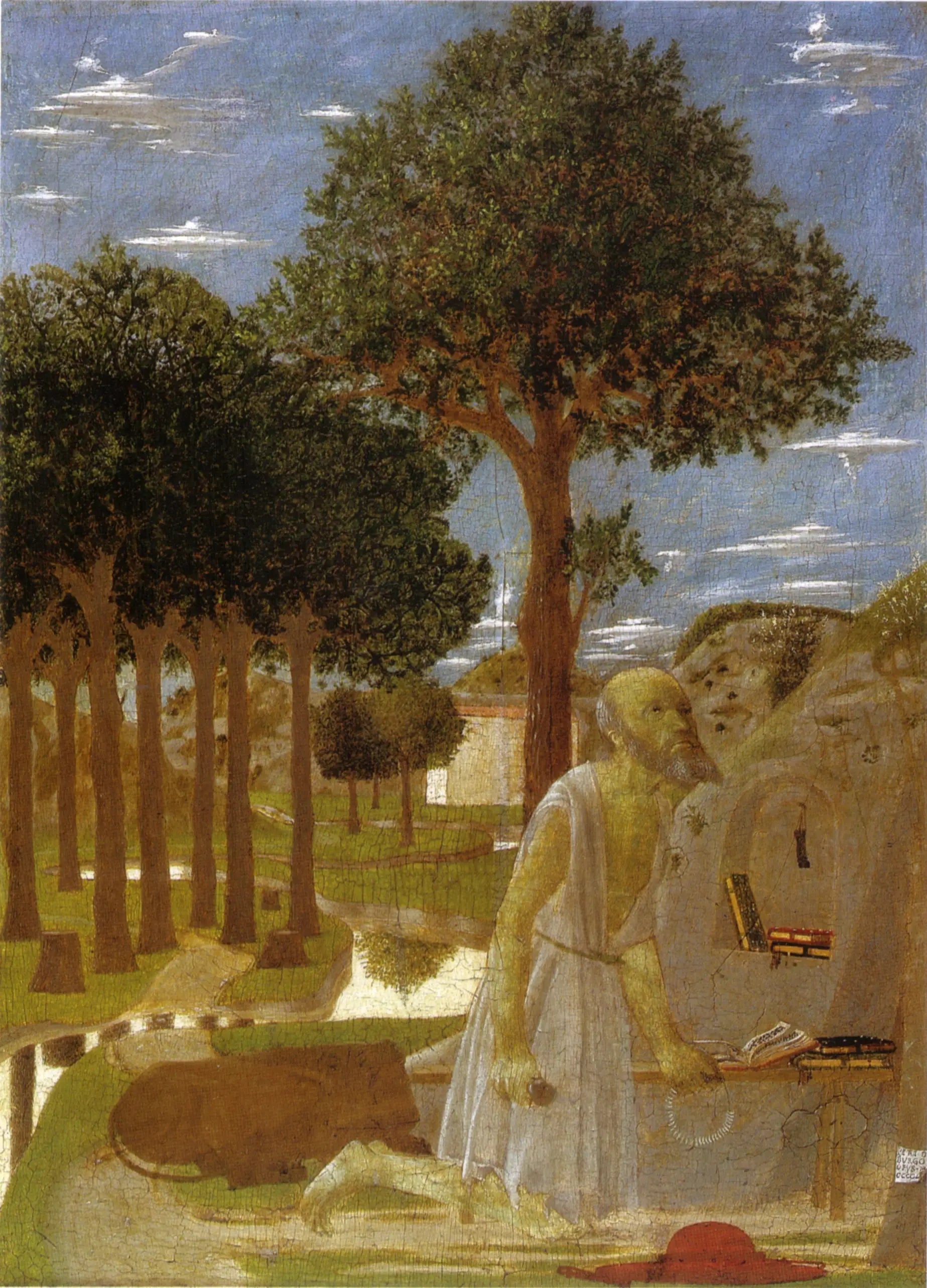 Saint Jérôme pénitent - Piero della Francesca image 1 tableau peint à l’huile sur toile