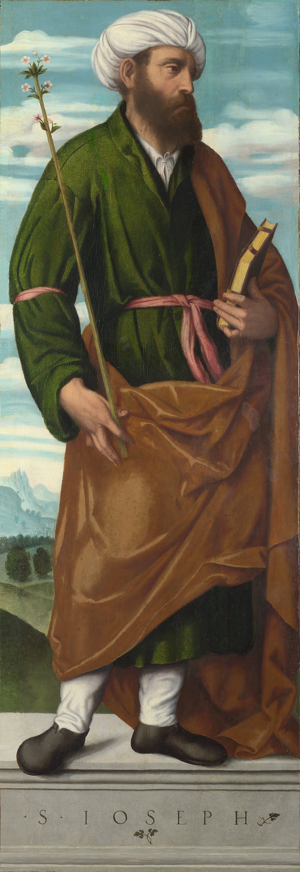 Saint Joseph - Alessandro Bonvicino image 1 tableau peint à l’huile sur toile