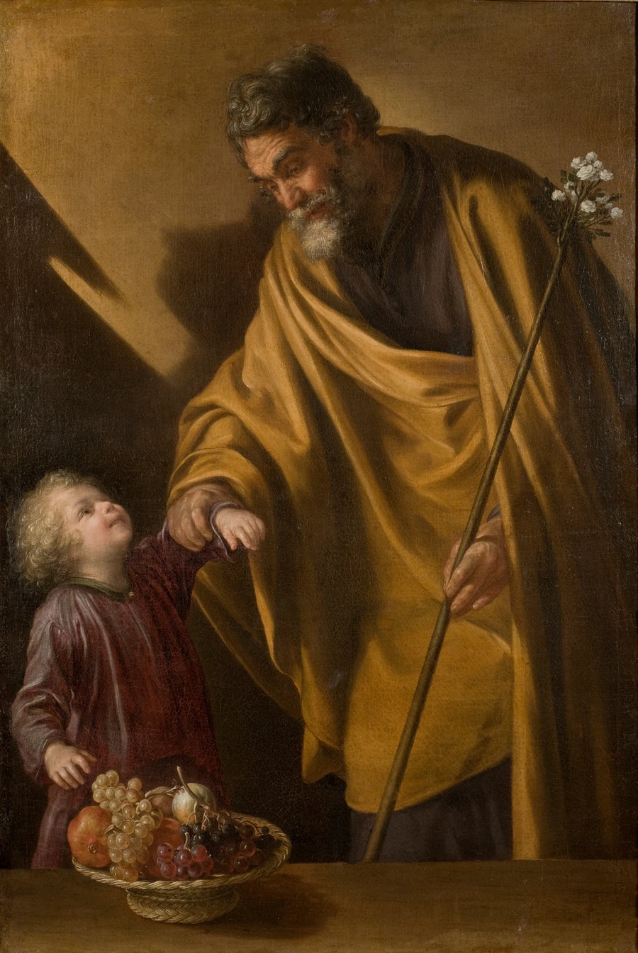 Saint Joseph avec l'Enfant Jésus - Sebastián Martínez