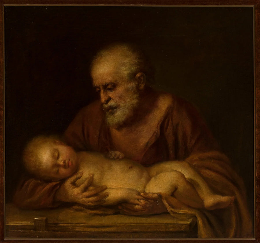 Saint Joseph avec l'Enfant Jésus - Giovanni Battista Salvi