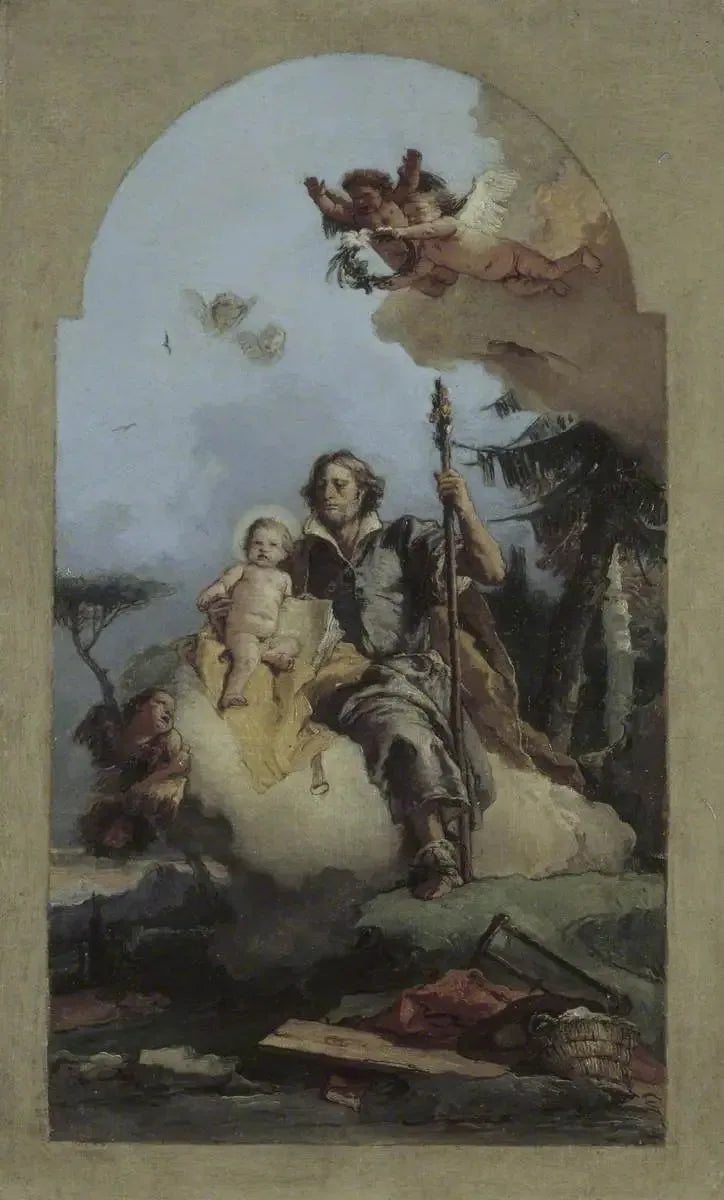 Saint Joseph avec l'Enfant Jésus - Giovanni Battista Tiepolo