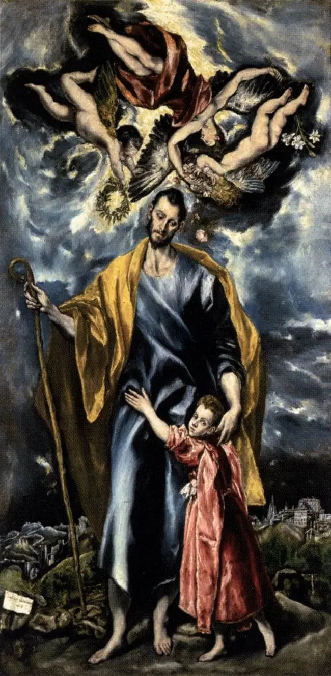 Saint Joseph et l'Enfant Jésus (Chapelle Saint-Joseph) - El Greco