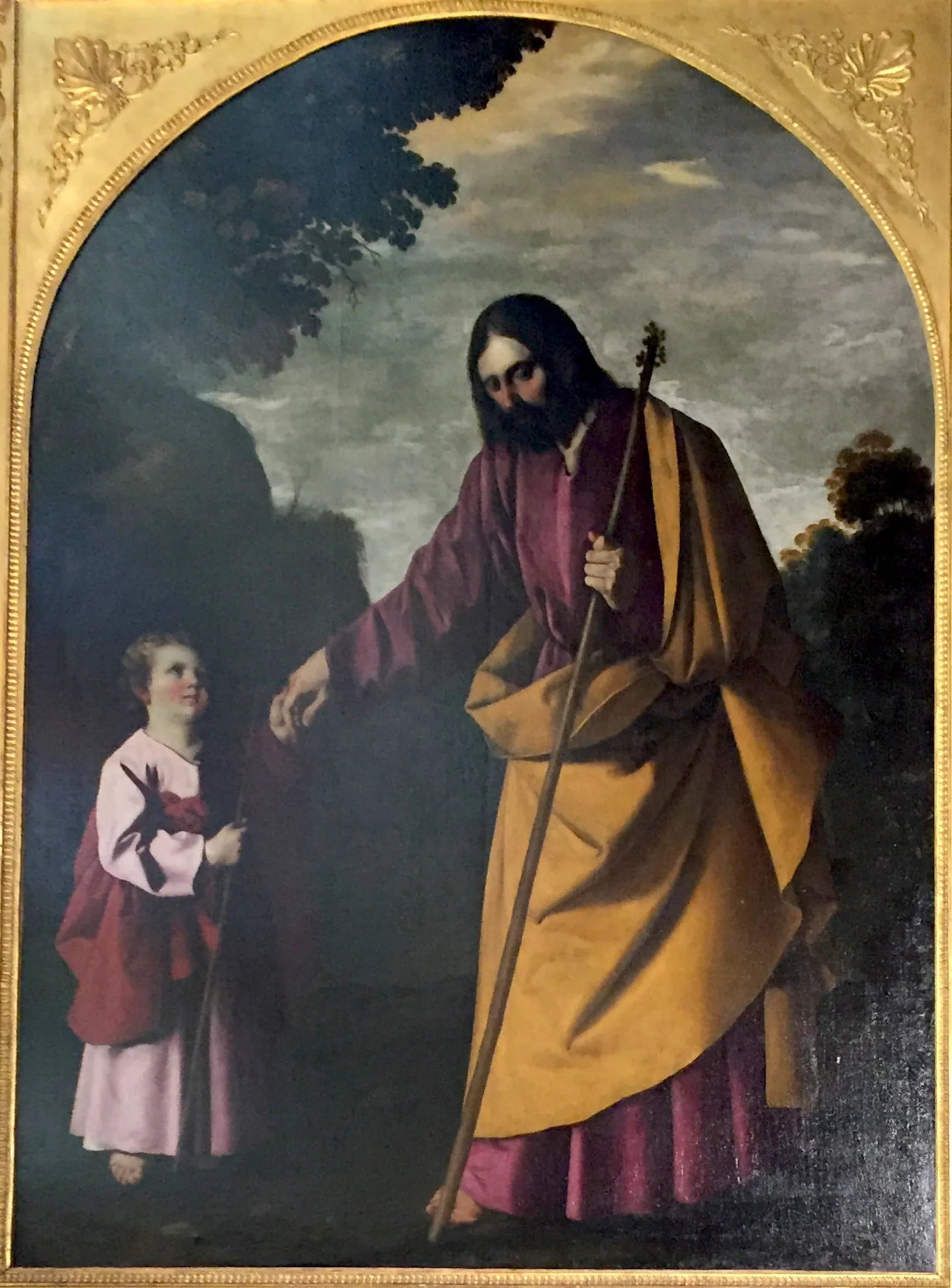 Saint Joseph et l'Enfant Jésus - Francisco de Zurbarán image 1 copie de tableau peinte à la main