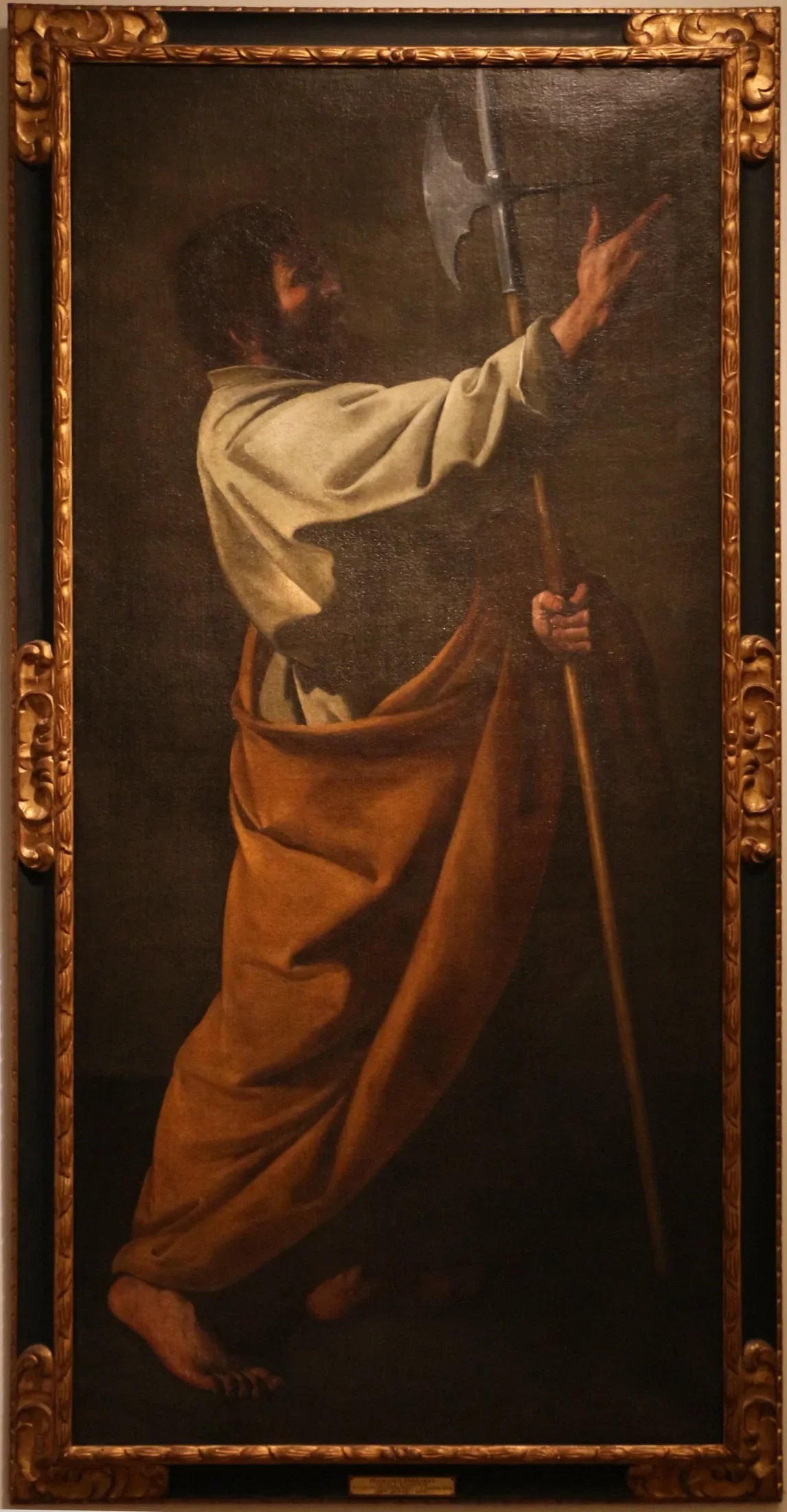 Saint Judas Thaddée ou Saint Matthieu - Francisco de Zurbarán image 1 copie de tableau peinte à la main