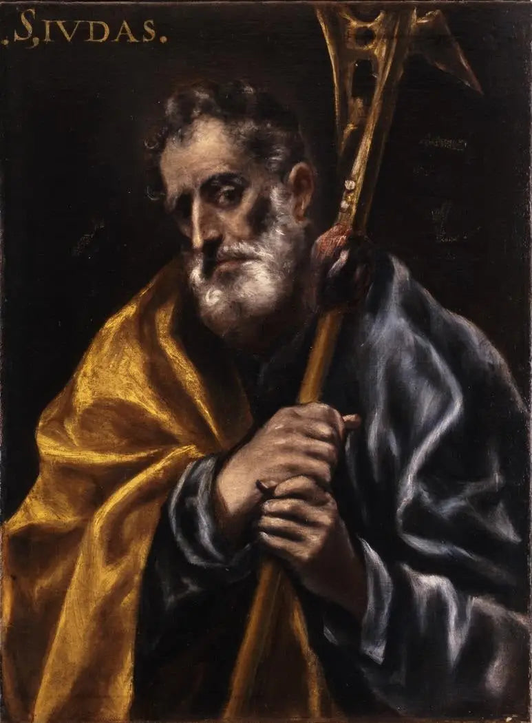 Saint Judas Thadée (Oviedo) - El Greco image 1 reproduction artisanale de tableau