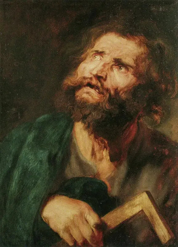Saint Jude Thaddée - Antoine van Dyck image 1 copie de tableau peinte à la main