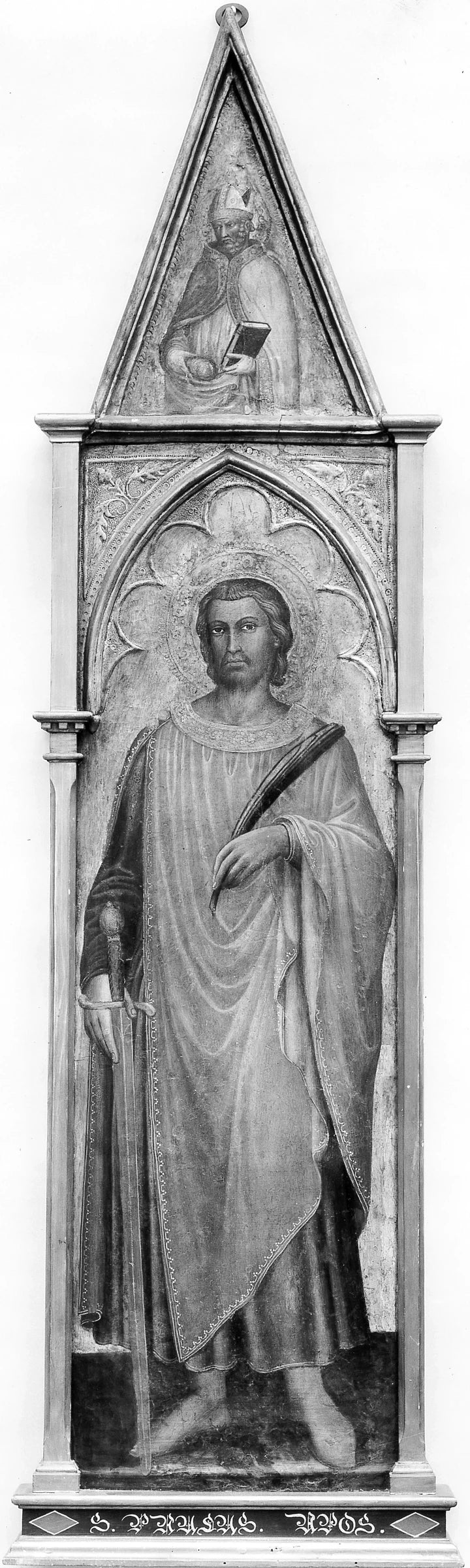 Saint Julien l'Hospitalier (avec saint Nicolas de Bari) - Martino di Bartolommeo di Biagio