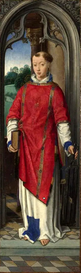 Saint-Laurent - Hans Memling image 1 reproduction de peinture à l’huile