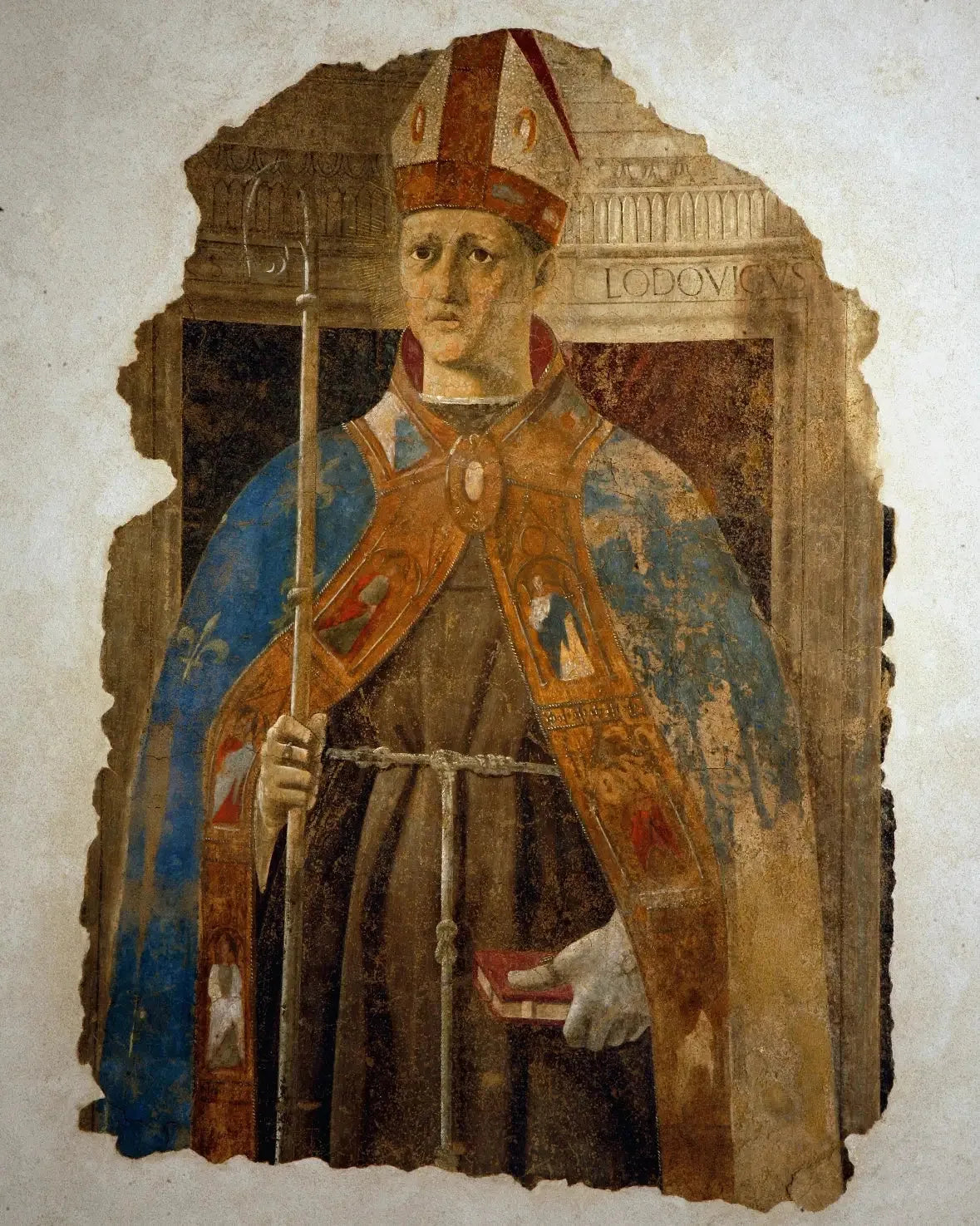 Saint Louis de Toulouse - Piero della Francesca image 1 reproduction artisanale de tableau