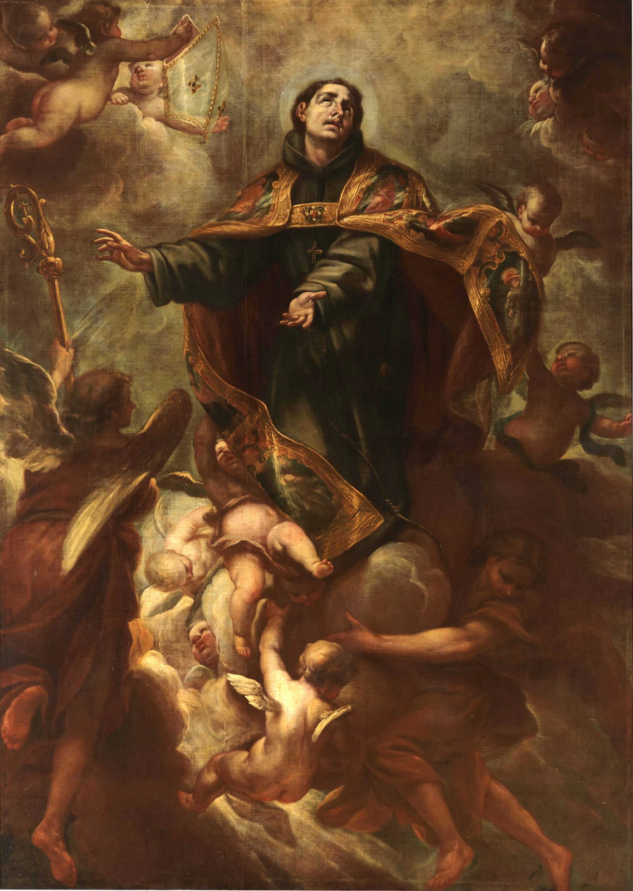 Saint Louis Évêque en gloire - Isidoro Arredondo