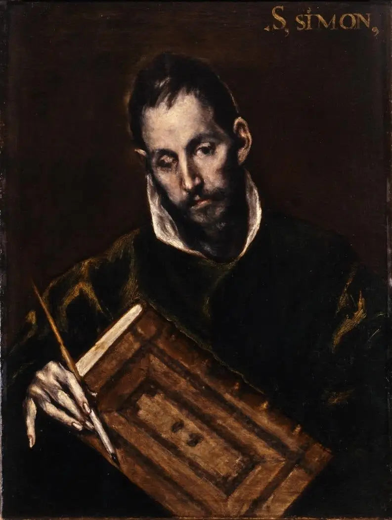 Saint Luc (Oviedo) - El Greco image 1 copie peinte à la main à l’huile