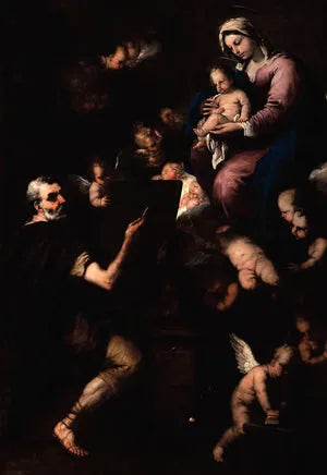 Saint Luc peint la Vierge - Luca Giordano
