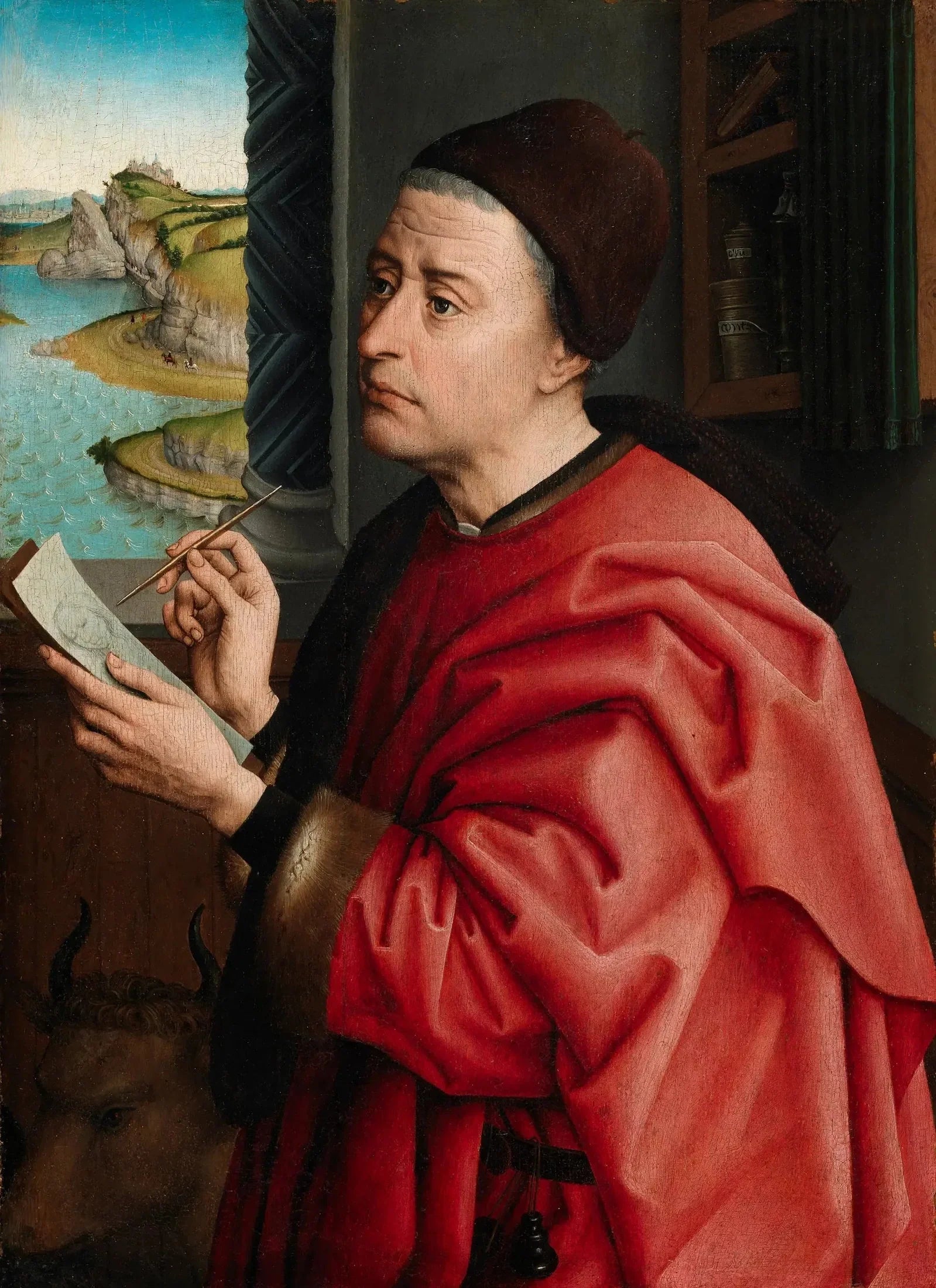 Saint Luc représentant la Vierge - Rogier van der Weyden image 1 tableau peint à l’huile sur toile