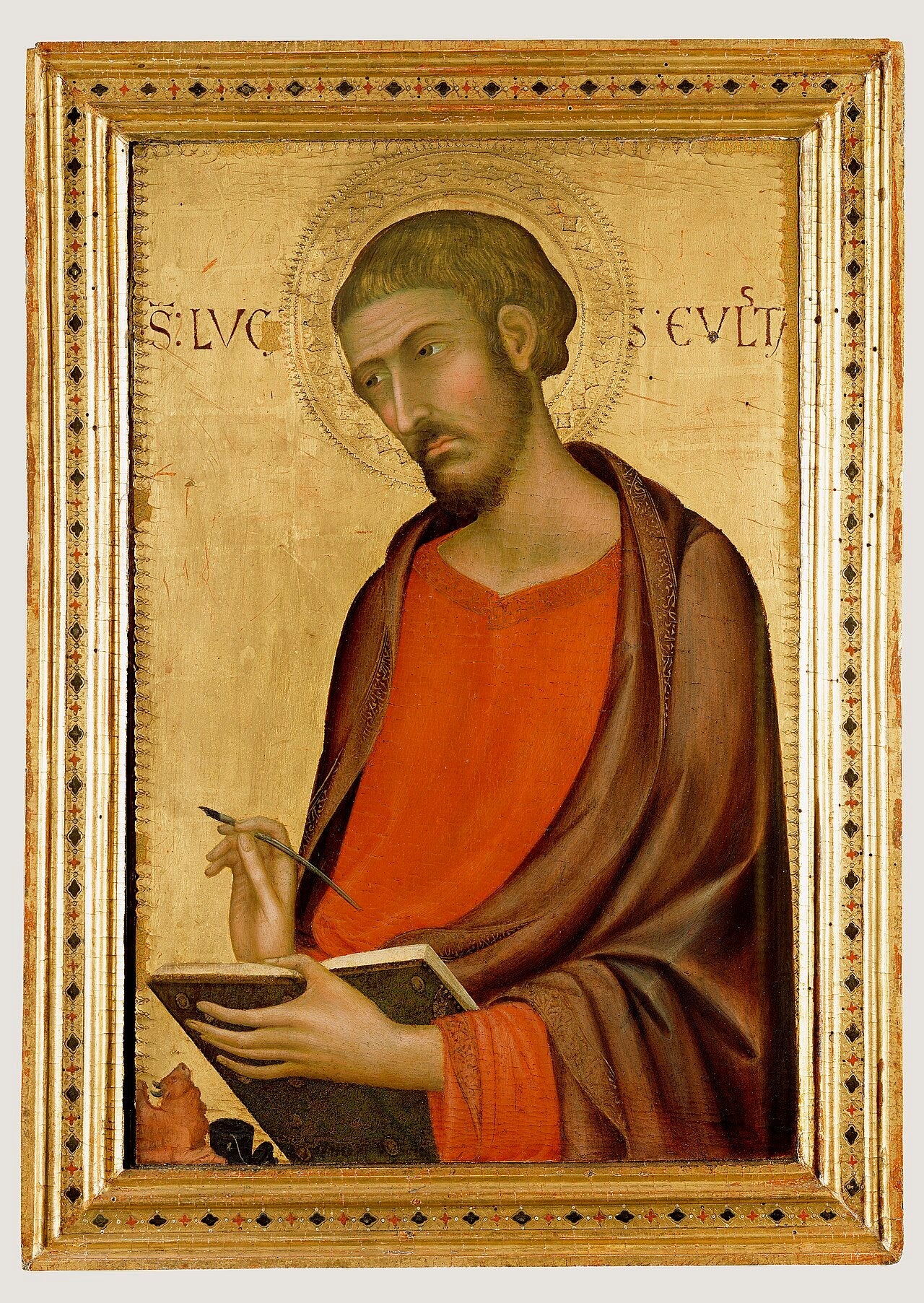 Saint Luc - Simone Martini image 1 tableau peint à l’huile sur toile