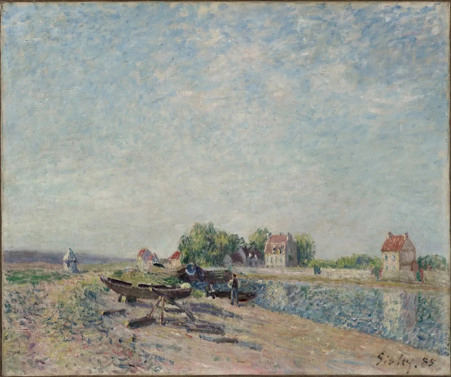 Saint-Mammès, canal du Loing - Alfred Sisley