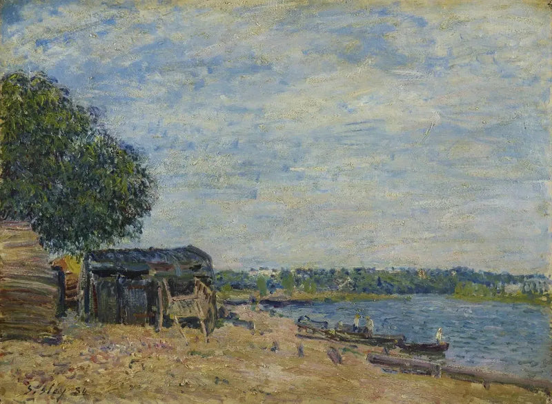 Saint-Mammès. Paysage - Alfred Sisley
