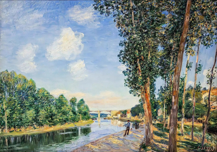 Saint-Mammès, soleil de juin - Alfred Sisley