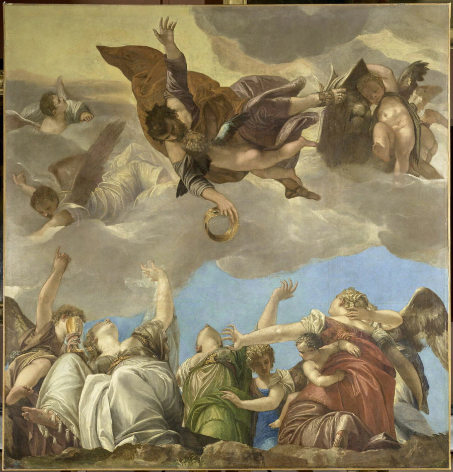 Saint Marc couronnant les Vertus théologales - dit Veronese Paolo Caliari