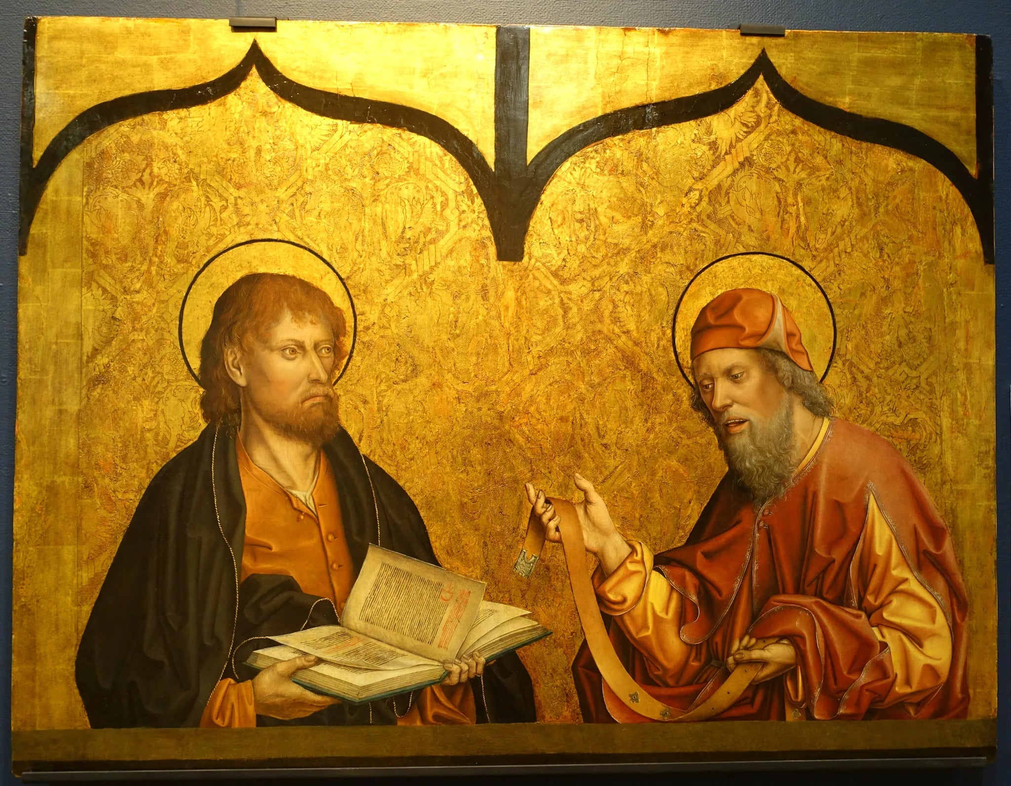 Saint Marc et Saint Thomas - Fernando Gallego image 1 tableau peint à l’huile sur toile