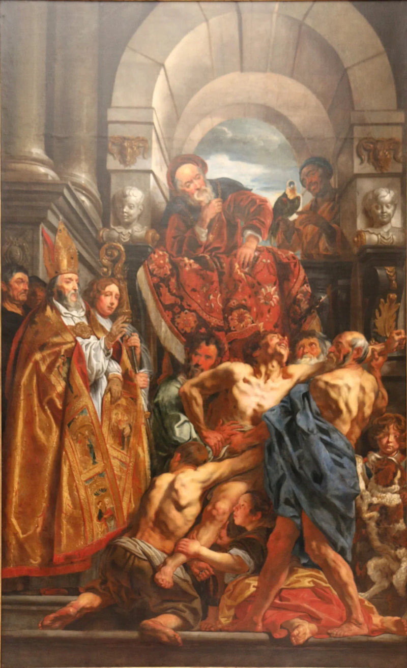 Saint Martin guérissant un poddédé - Jacob Jordaens
