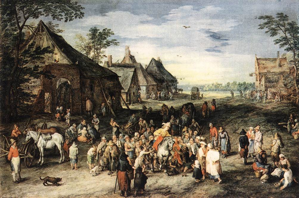 Saint-Martin - Jan Brueghel l'Ancien image 1 reproduction artisanale de tableau