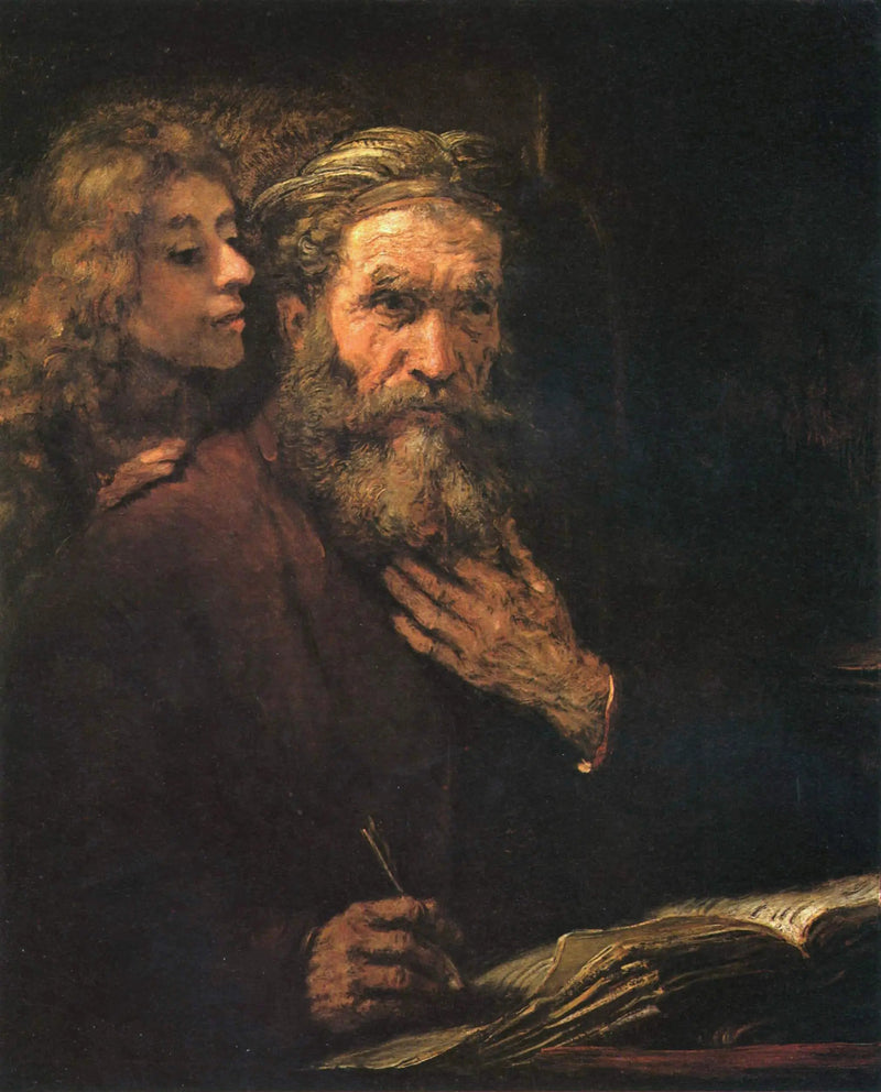 Saint Mathieu et l'ange - Rembrandt