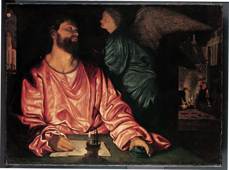 Saint Matthieu et l’ange - Giovanni Girolamo Savoldo