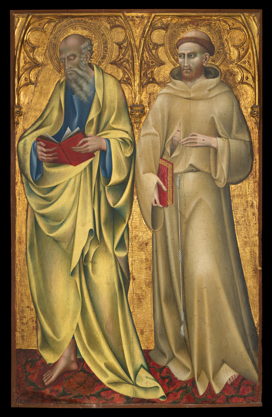 Saint Matthieu et Saint François - Giovanni di Paolo (Giovanni di Paolo di Grazia)