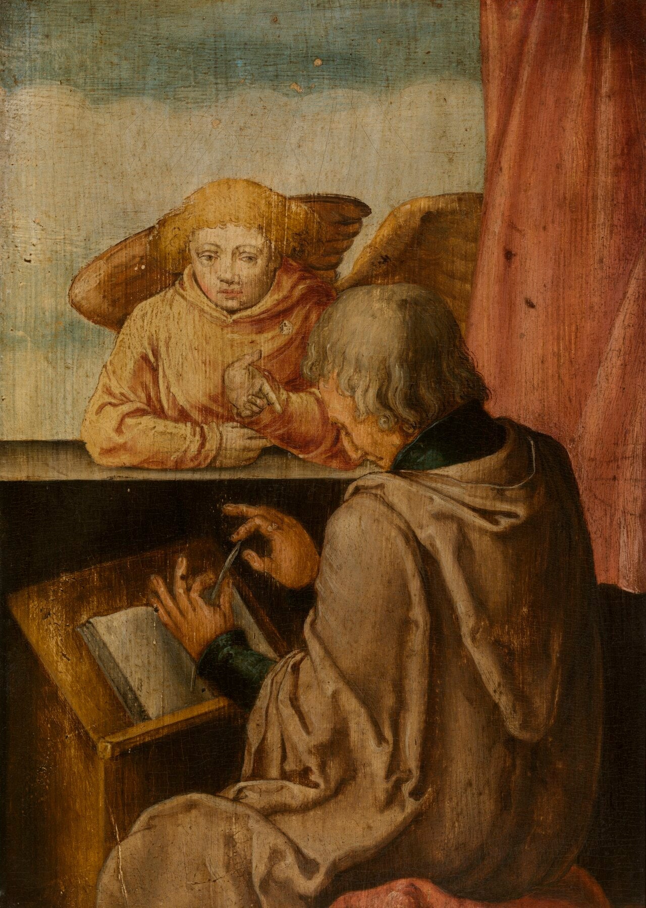 Saint Matthieu - Lucas van Leyden image 1 copie de tableau peinte à la main