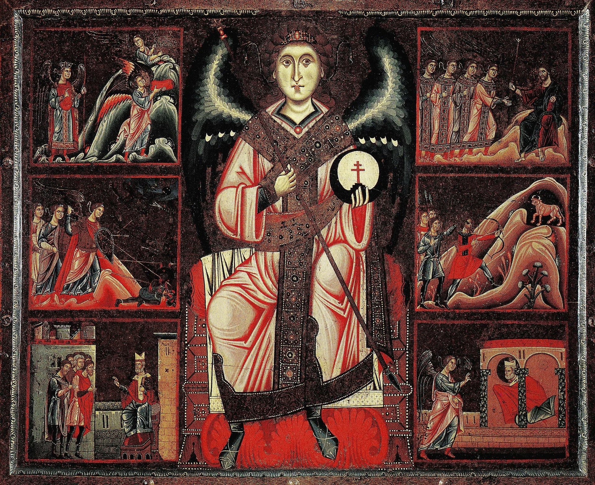 Saint Michel et sa légende - Coppo di Marcovaldo image 1 reproduction de peinture à l’huile