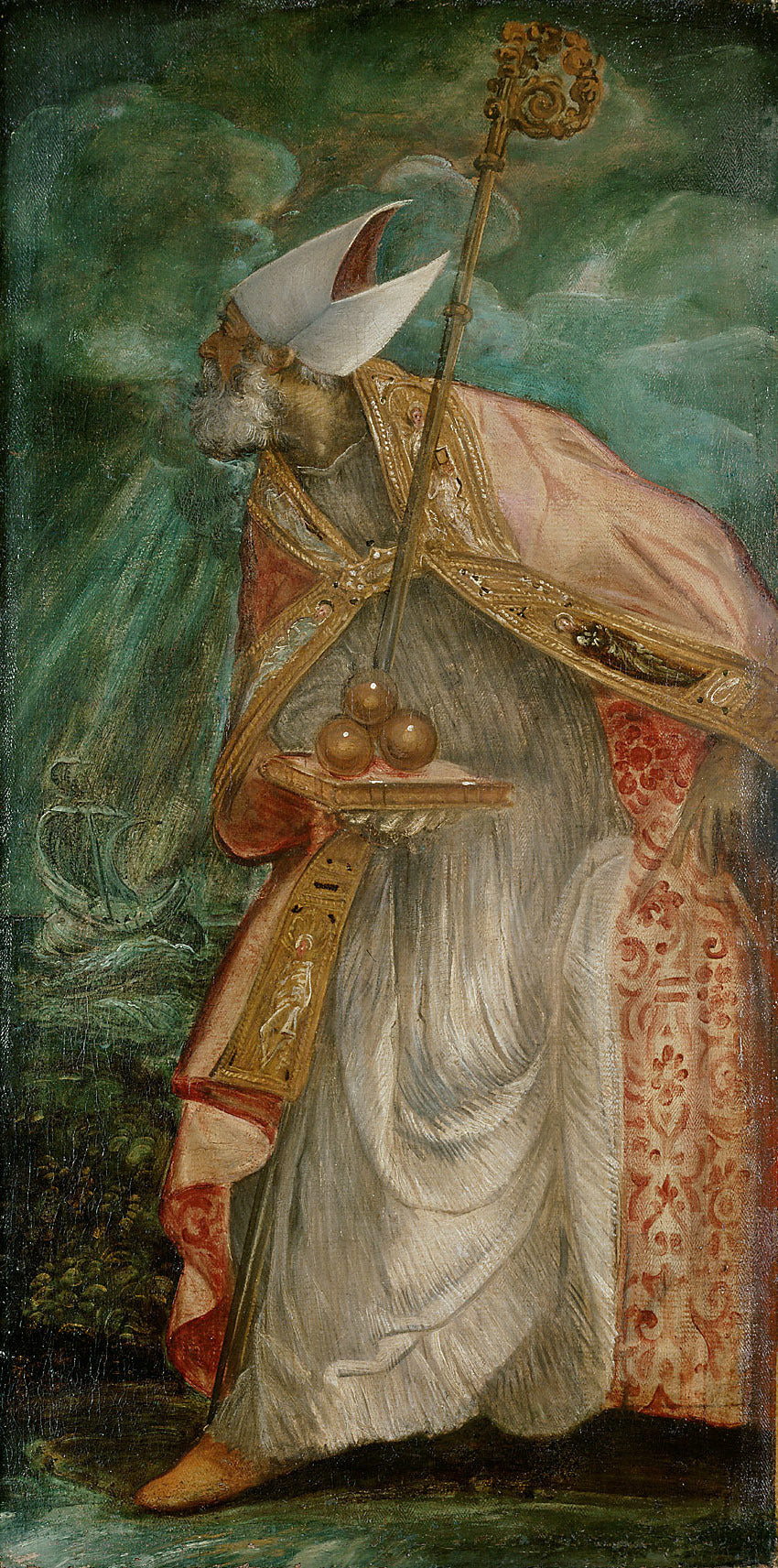 Saint Nicolas de Bari - Jacopo Tintoretto image 1 reproduction artisanale de tableau