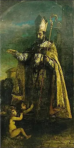 Saint Nicolas ressuscitant les petits enfants - Gustave Courbet