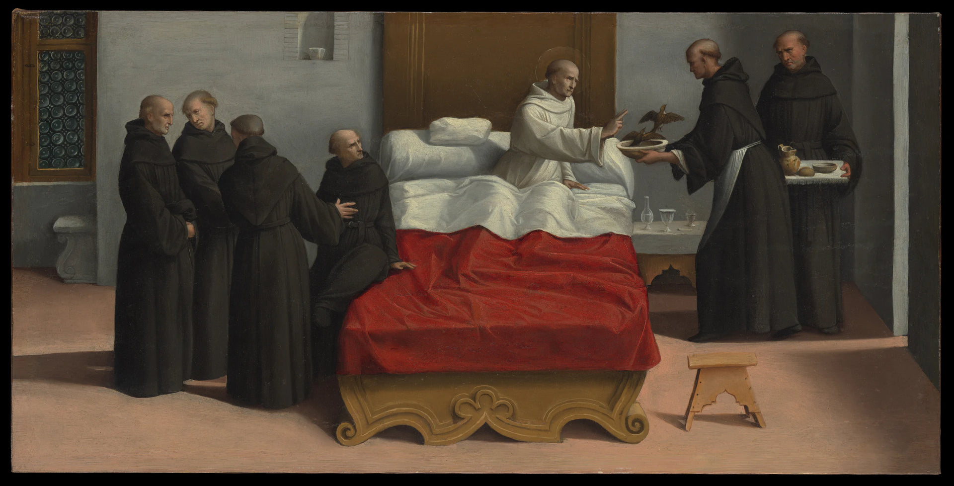Saint Nicolas de Tolentino ressuscitant les oiseaux - Garofalo (Benvenuto Tisi da Garofalo)