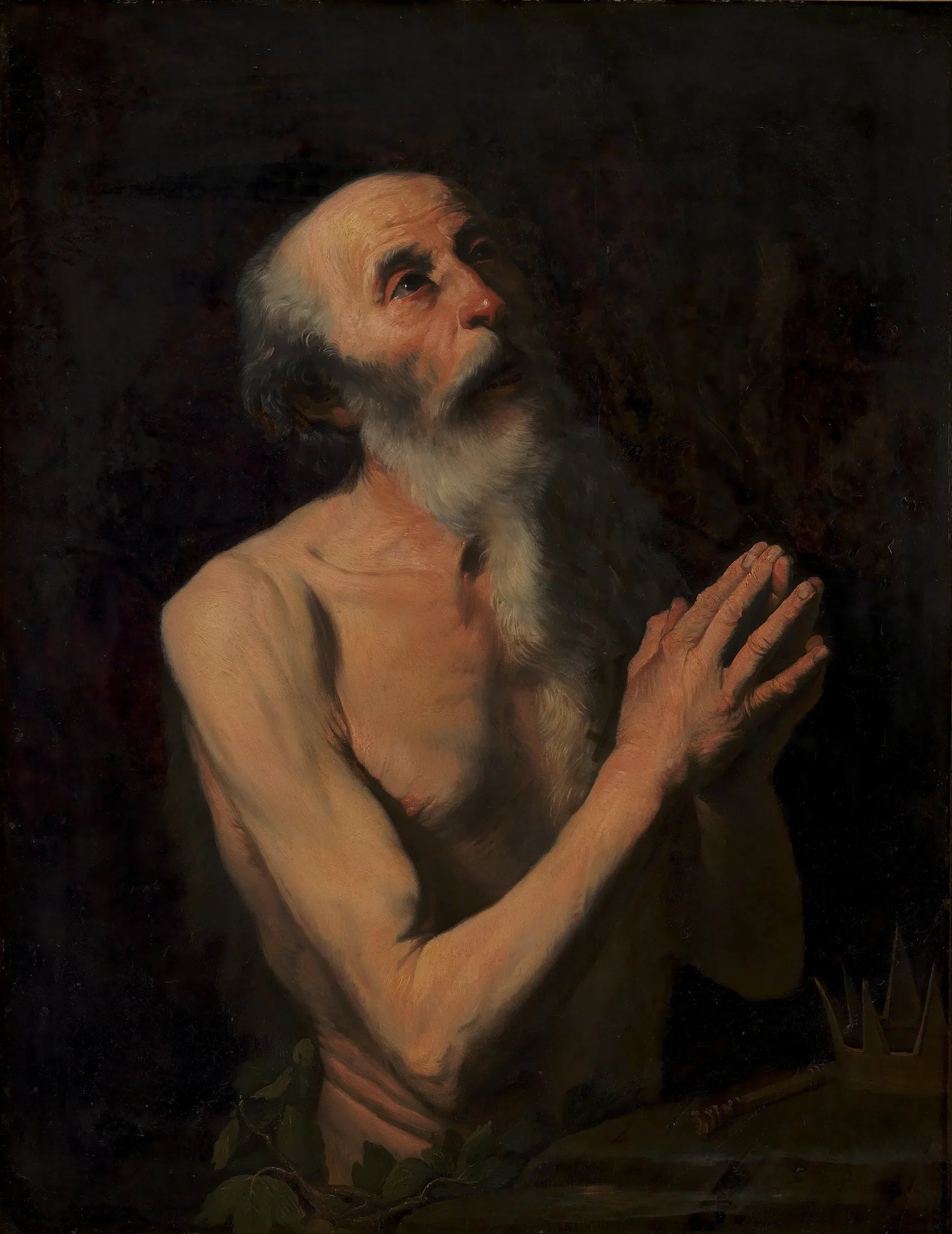 Saint Onufre - Jusepe de Ribera image 1 copie peinte à la main à l’huile