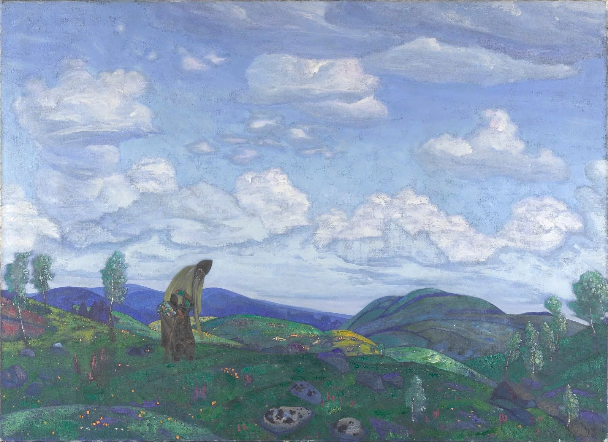 Saint Pantaleon - Nicolas Roerich image 1 reproduction artisanale de tableau