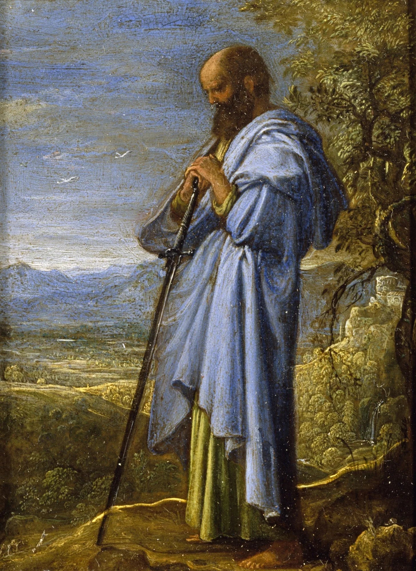 Saint Paul - Adam Elsheimer image 1 copie de tableau peinte à la main