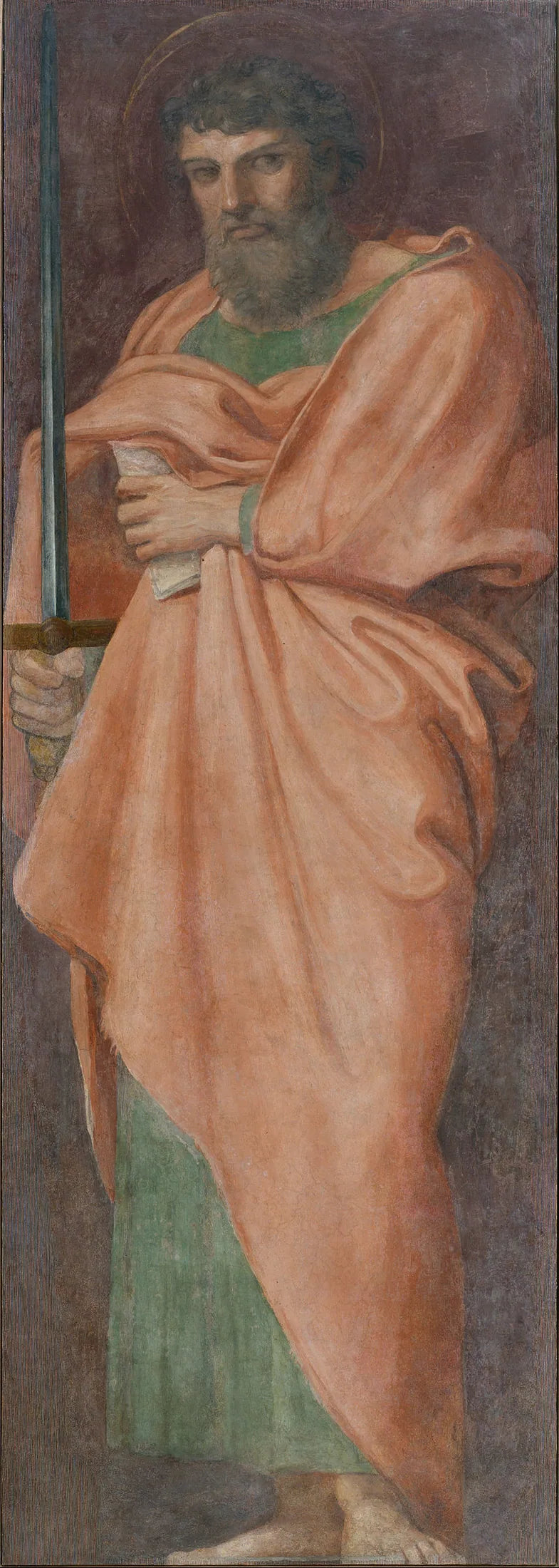 Saint Paul - Annibale Carracci image 1 copie de tableau peinte à la main