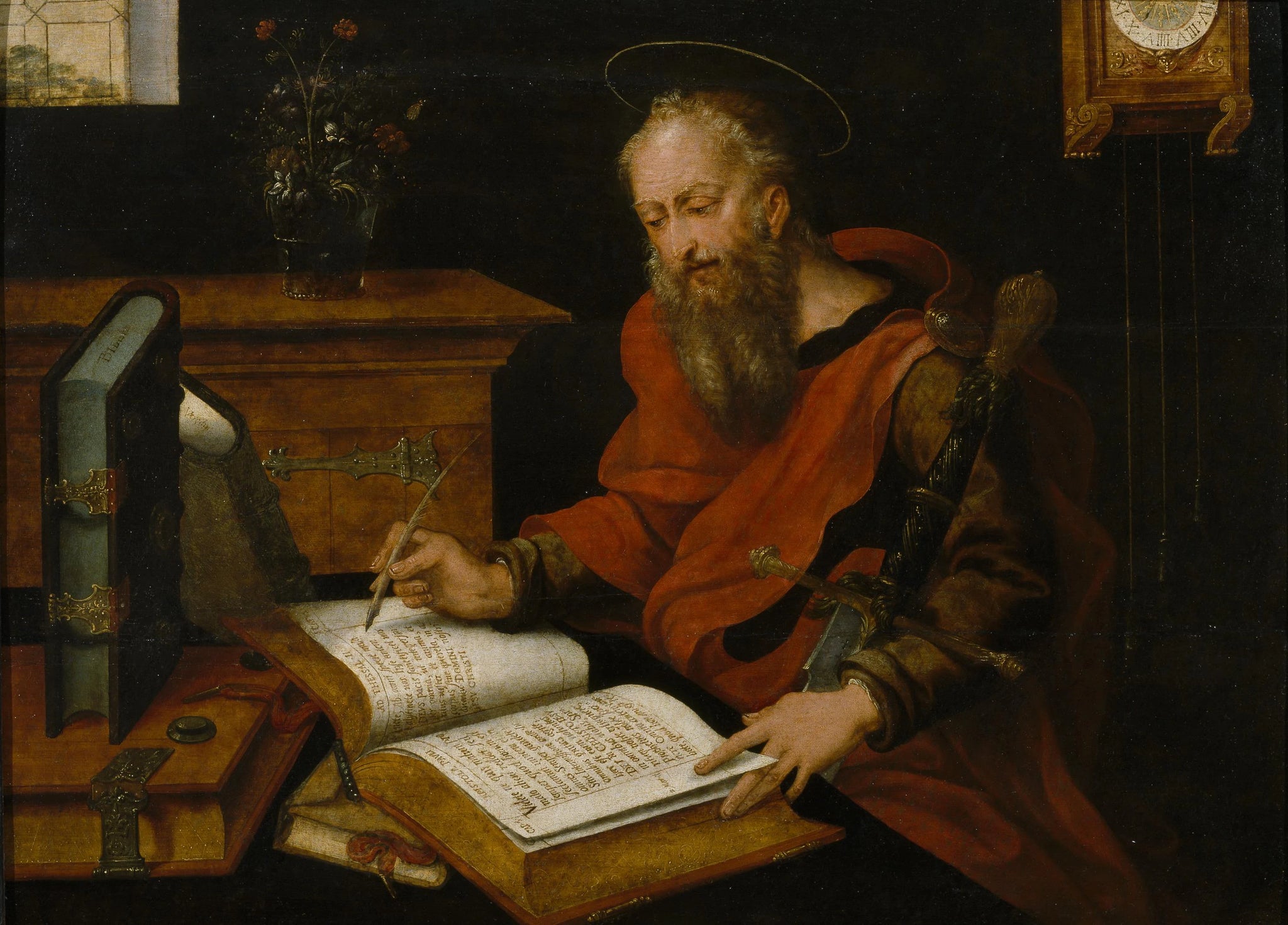 Saint Paul écrit - Cornelis Bazelaere
